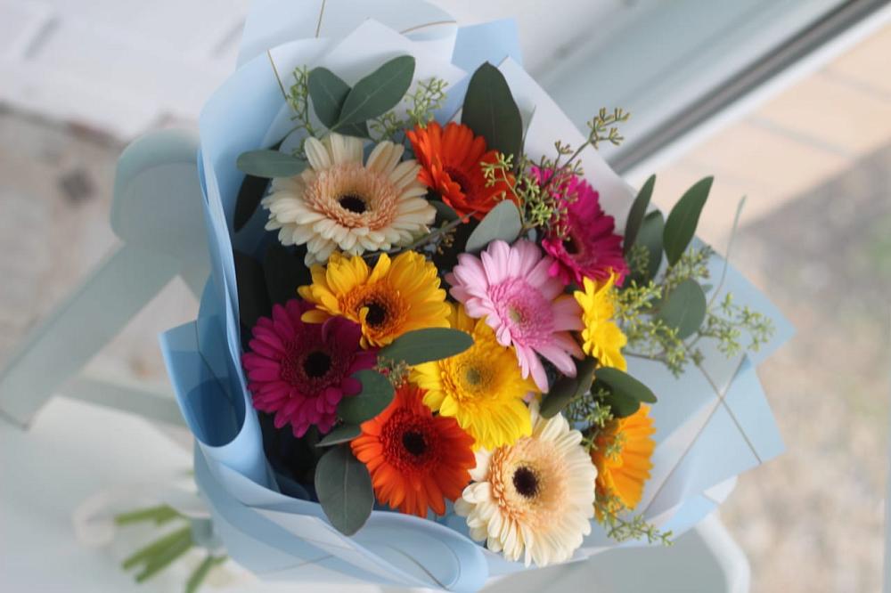 Букет цветов из: Герберы в Воровсколесской