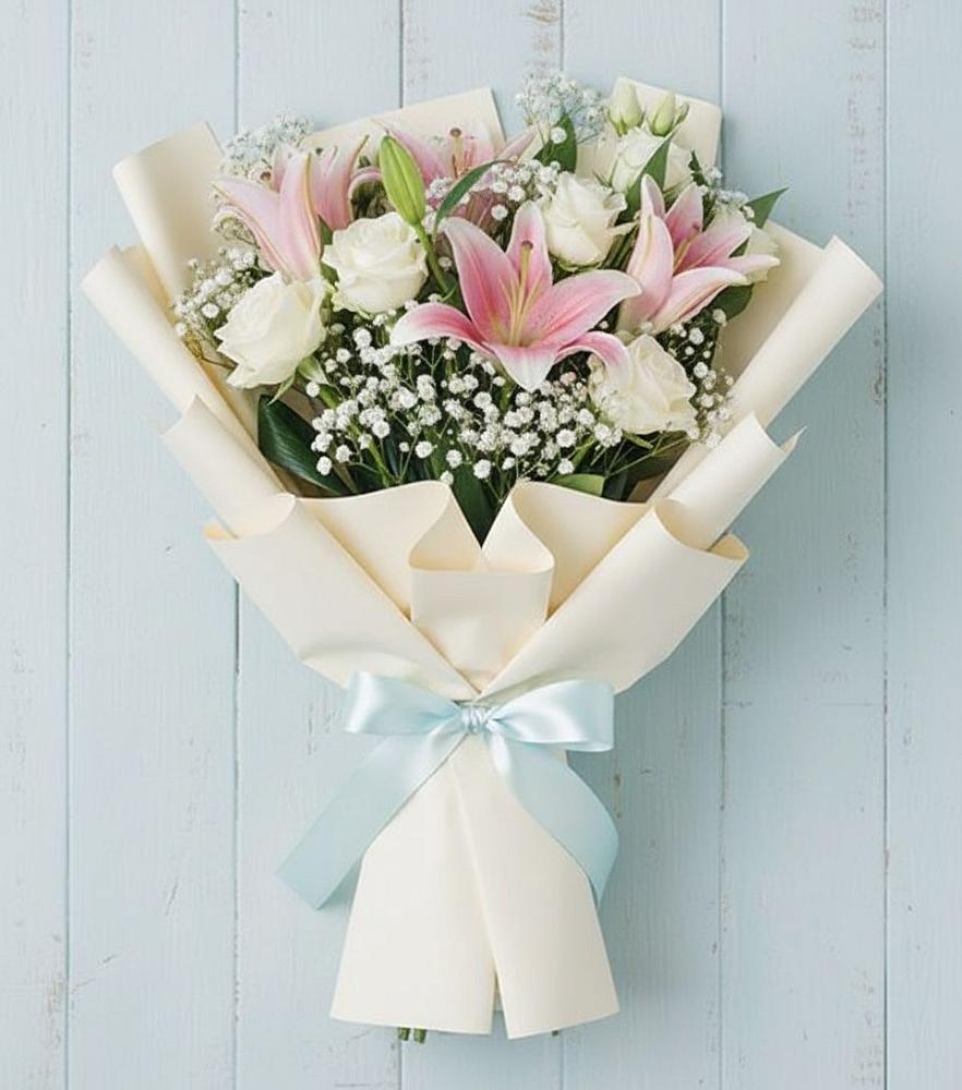 Букет цветов из: Лилии в Воровсколесской