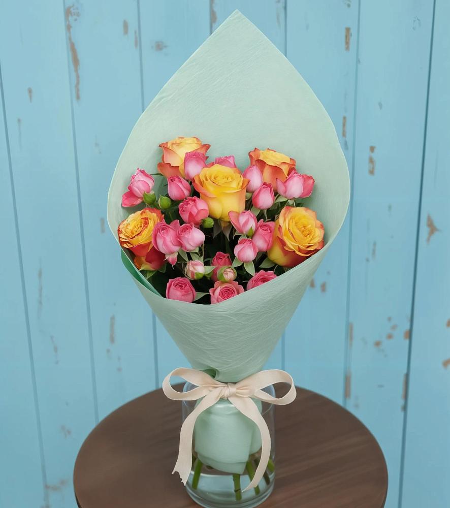 Букет цветов из: Розы в Воровсколесской