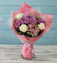 Букет цветов из:  Герберы в Воровсколесской