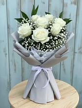 Букет цветов из:  Розы в Воровсколесской