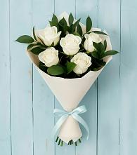 Букет цветов из:  Розы в Воровсколесской