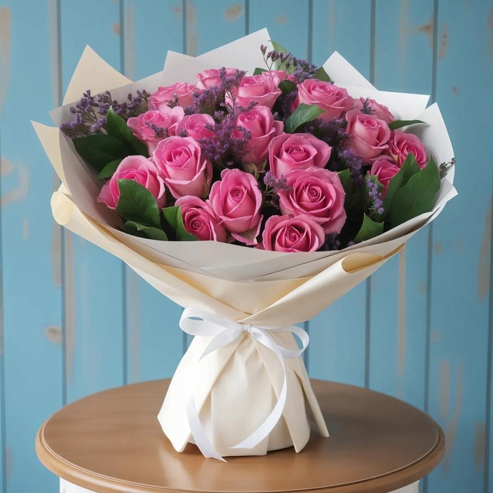 Букет цветов из: Розы в Воровсколесской