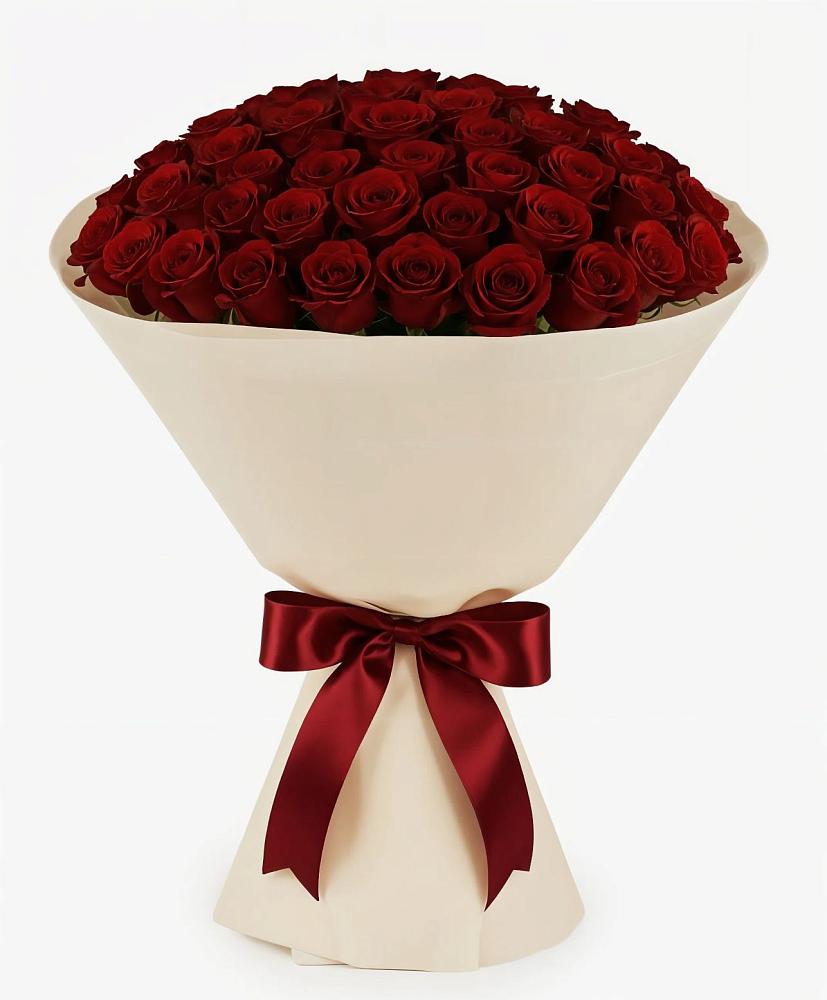 Букет 101 Бордовая роза Блэк Бакарра в Воровсколесской