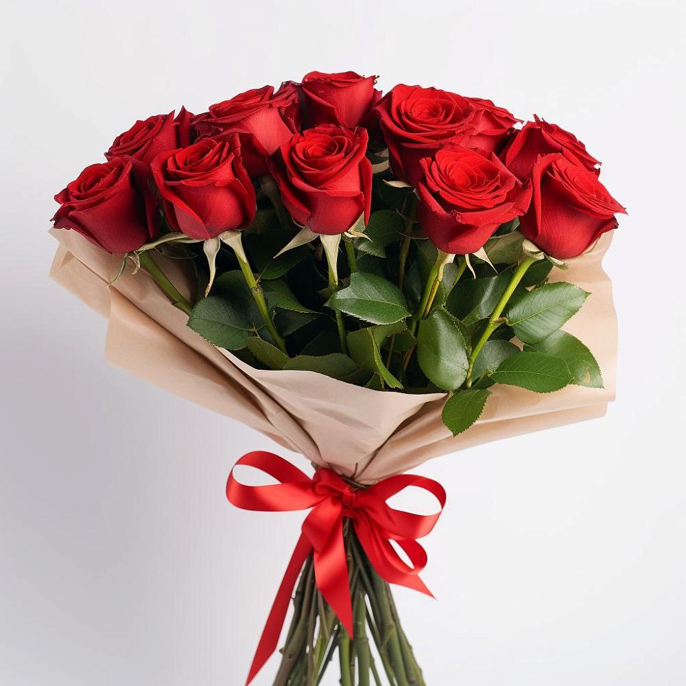 Букет 11 Красных роз Эдлесс Лав в Воровсколесской